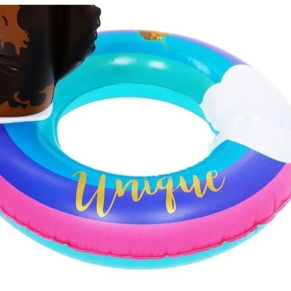 22" Unicorn Pool Float, Split Ring, Swimming Durable PVC Inflatable- NEW - Picture 7 of 9
